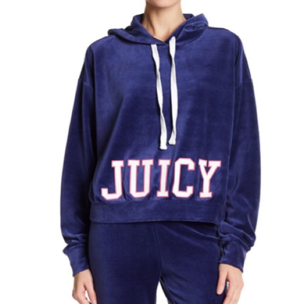 Juicy Couture Velour Hooded Sweatshirt